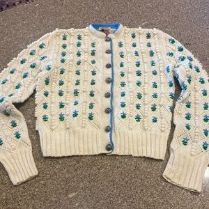 Original Lanz Salzburg cardigan size 42 Excellent Vintage Piece